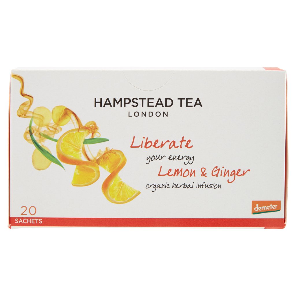 Hampstead Tea Lemon & Ginger 20 Sachets