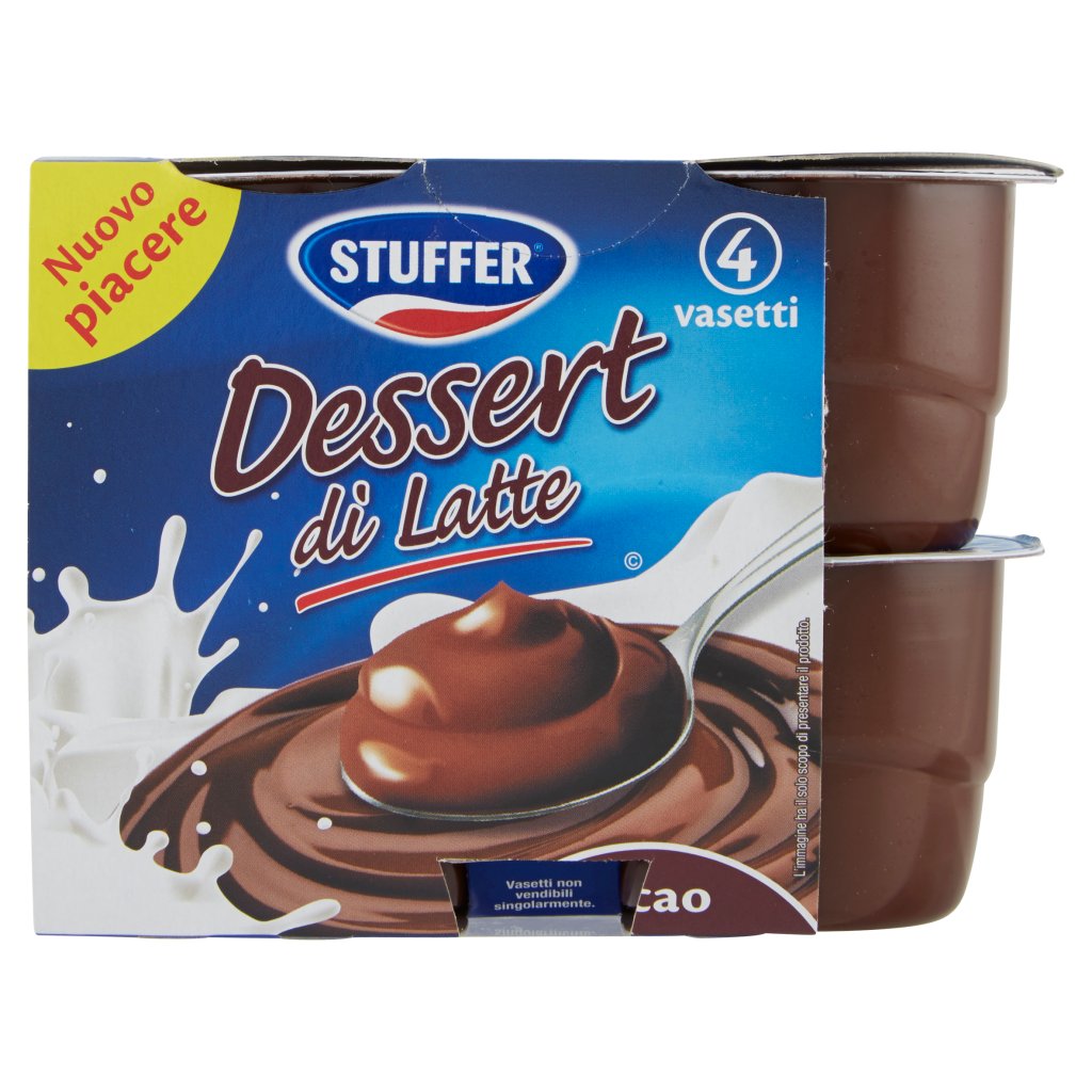 Stuffer Dessert di Latte Cacao 4 x 125 g