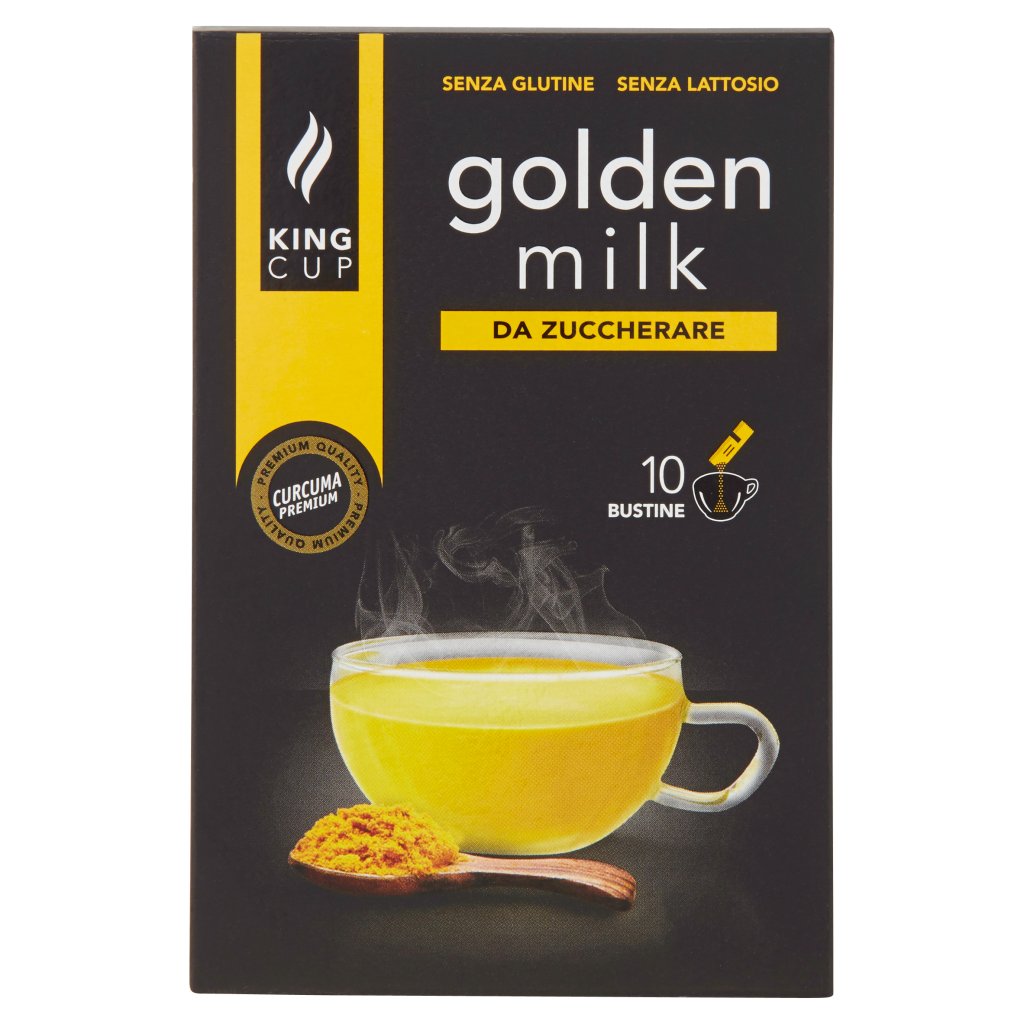 King Cup Golden Milk da Zuccherare 10 x 6 g