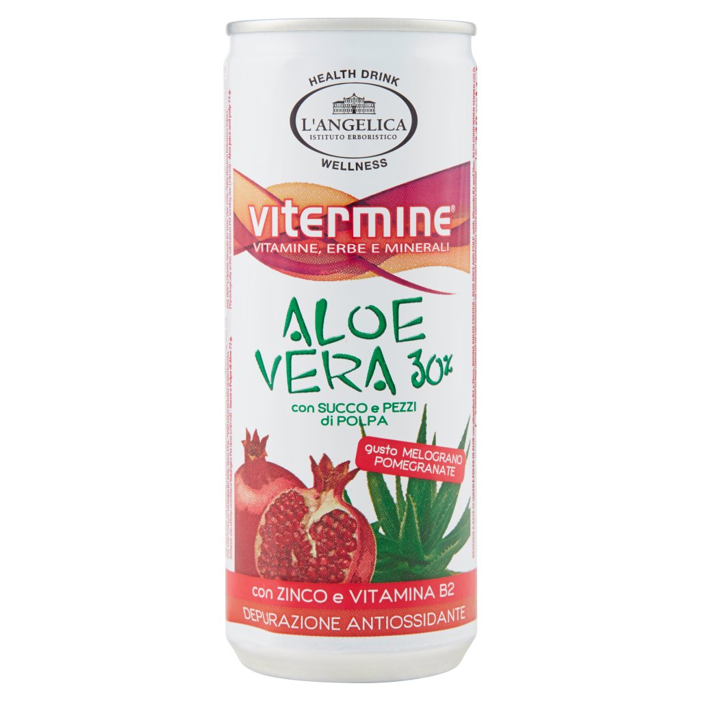 L'angelica Wellness Health Drink Aloe Vera 30% Gusto Melograno