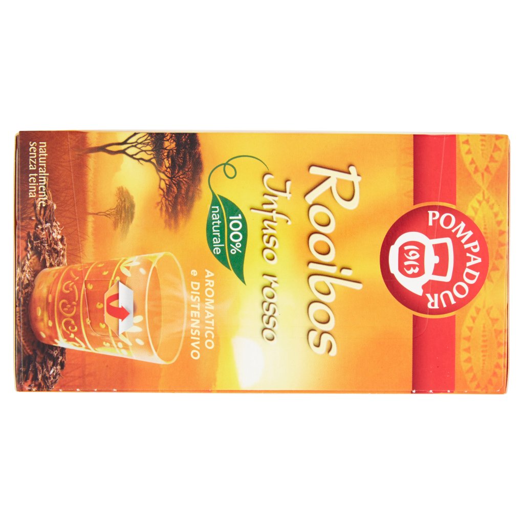 Pompadour Rooibos Infuso Rosso 20 x 1,75 g