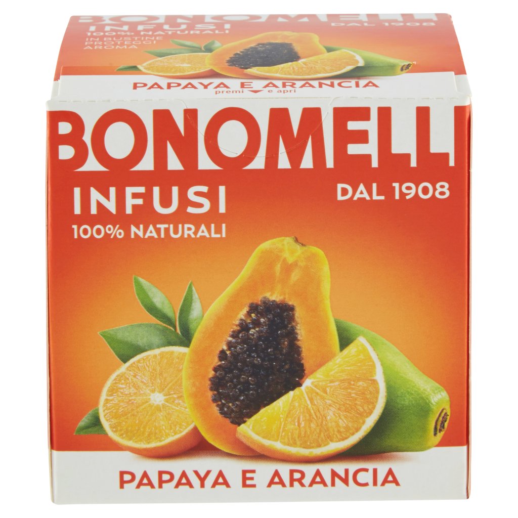 Bonomelli Infusi 100% Naturali Papaya e Arancia 10 Filtri