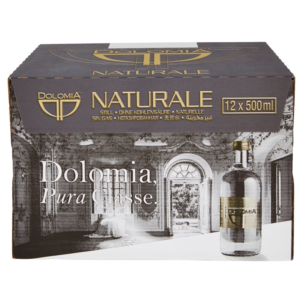 Dolomia Acqua Oligominerale 0,5l x 12 Bt Vap Exclusive Naturale