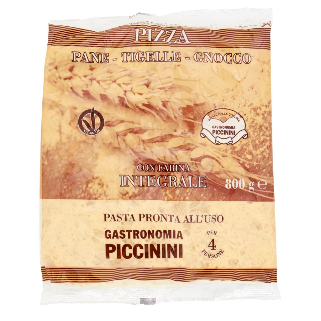 Gastronomia Piccinini Pizza - Pane - Tigelle - Gnocco con Farina Integrale