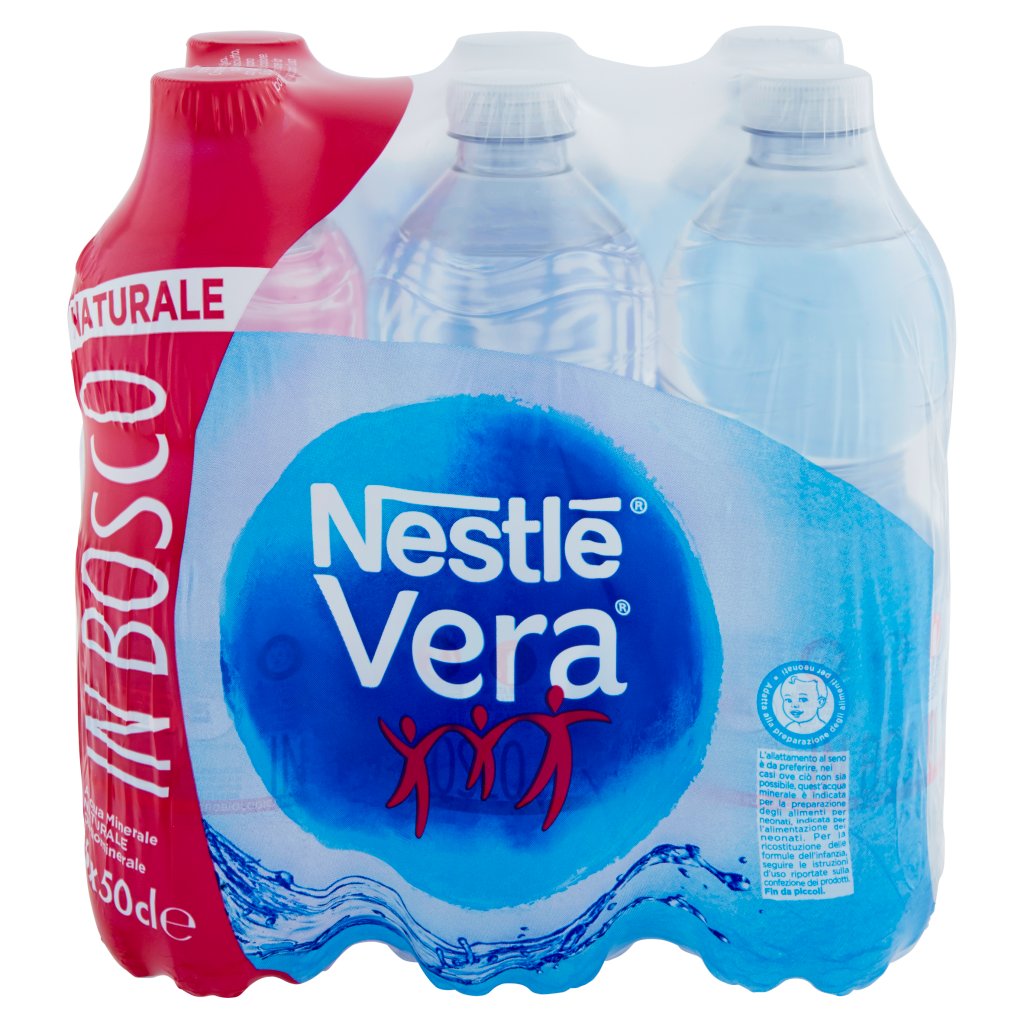 Nestle Vera In Bosco, Acqua Minerale Naturale 0,5l x 6