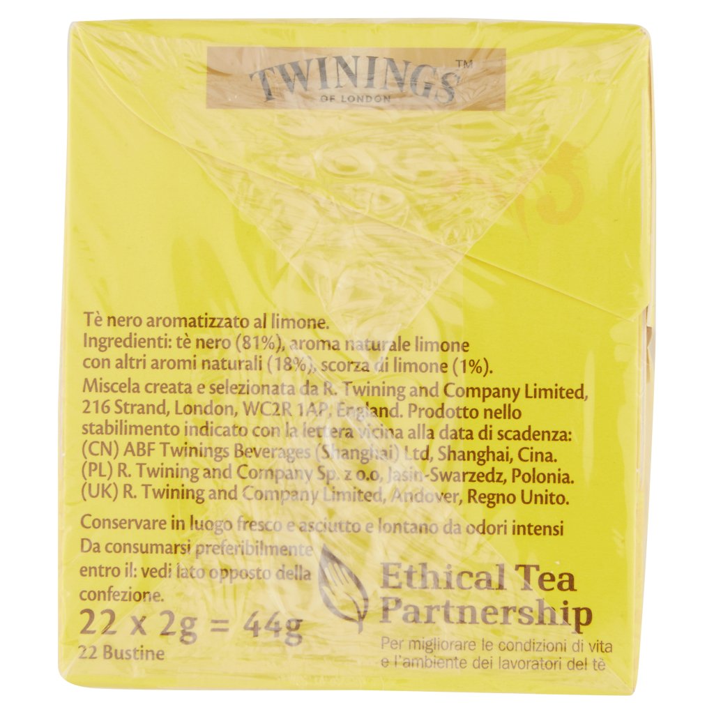 Twinings Classics Zesty Lemon Scented Tea 22 x 2 g