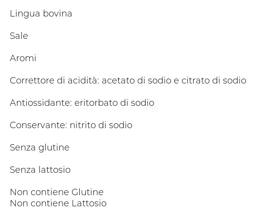 Origgi e Colombo Lingua Cotta di Manzo