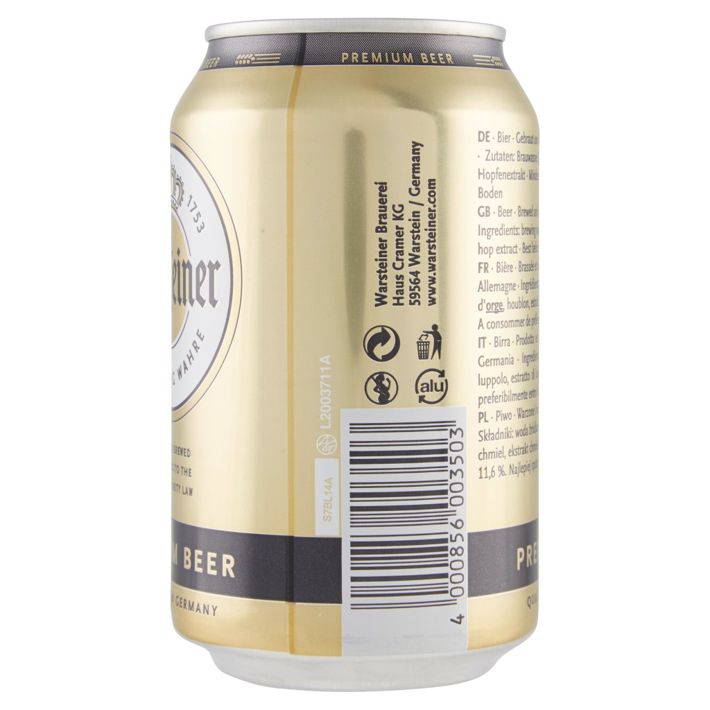 Warsteiner Premium Beer 0,33 l