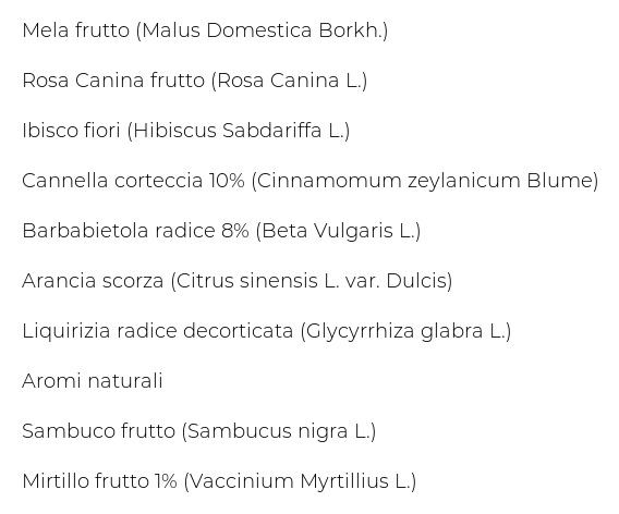 Sognid'oro Orti & Frutti Mirtillo, Barbabietola e Cannella 20 x 2,5 g