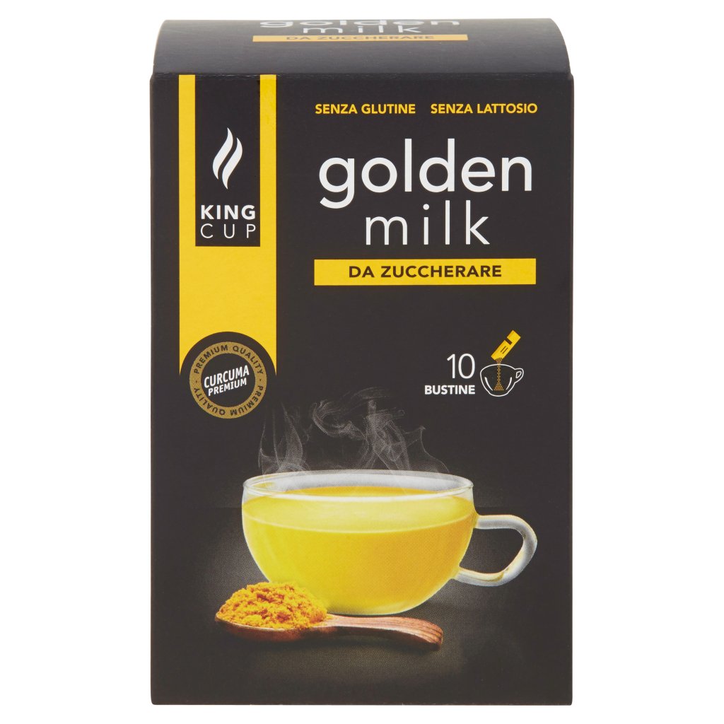 King Cup Golden Milk da Zuccherare 10 x 6 g