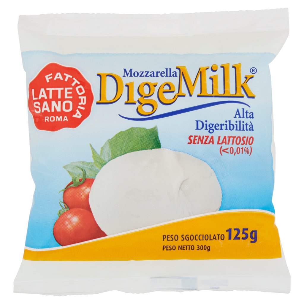 Fattoria Latte Sano Digemilk Mozzarella Alta Digeribilità 125 g