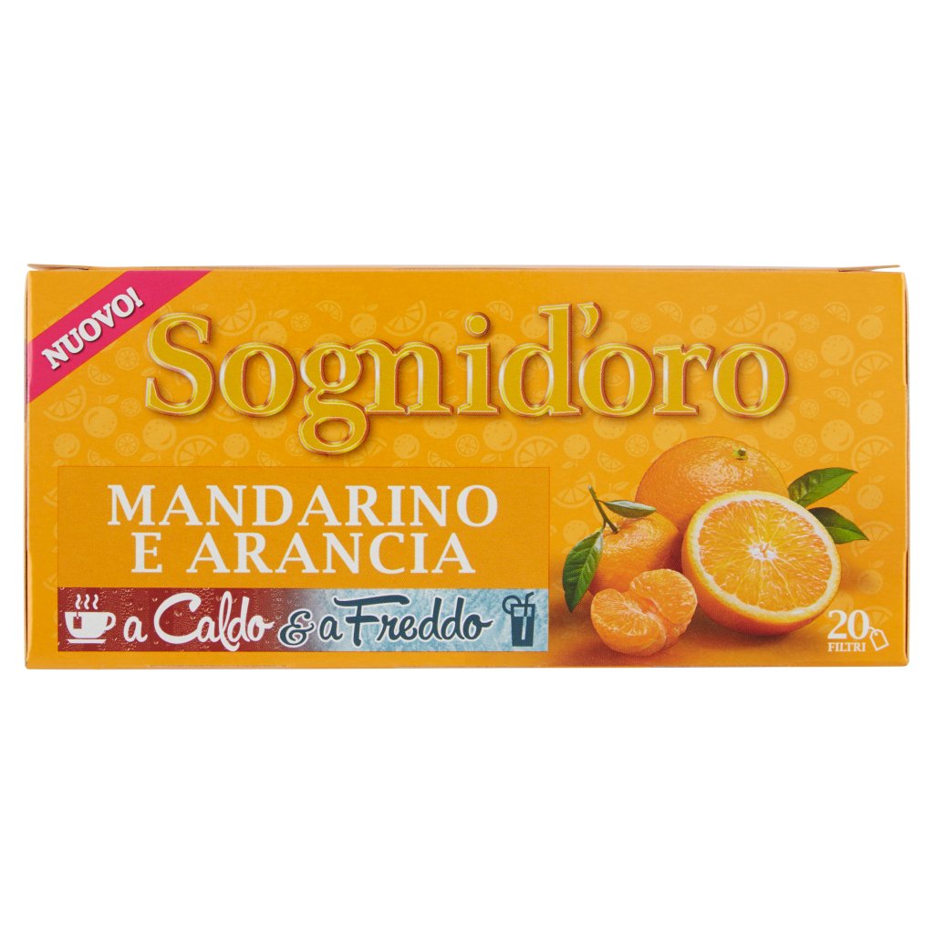 Sognid'oro A Caldo & a Freddo Mandarino e Arancia 20 x 2,5 g