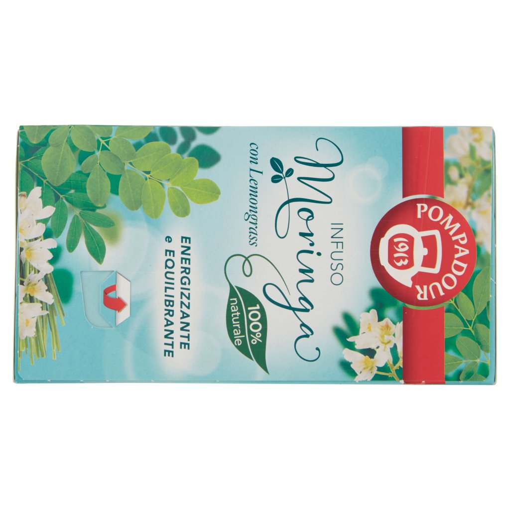 Pompadour Infuso Moringa con Lemongrass 20 x 1,8 g