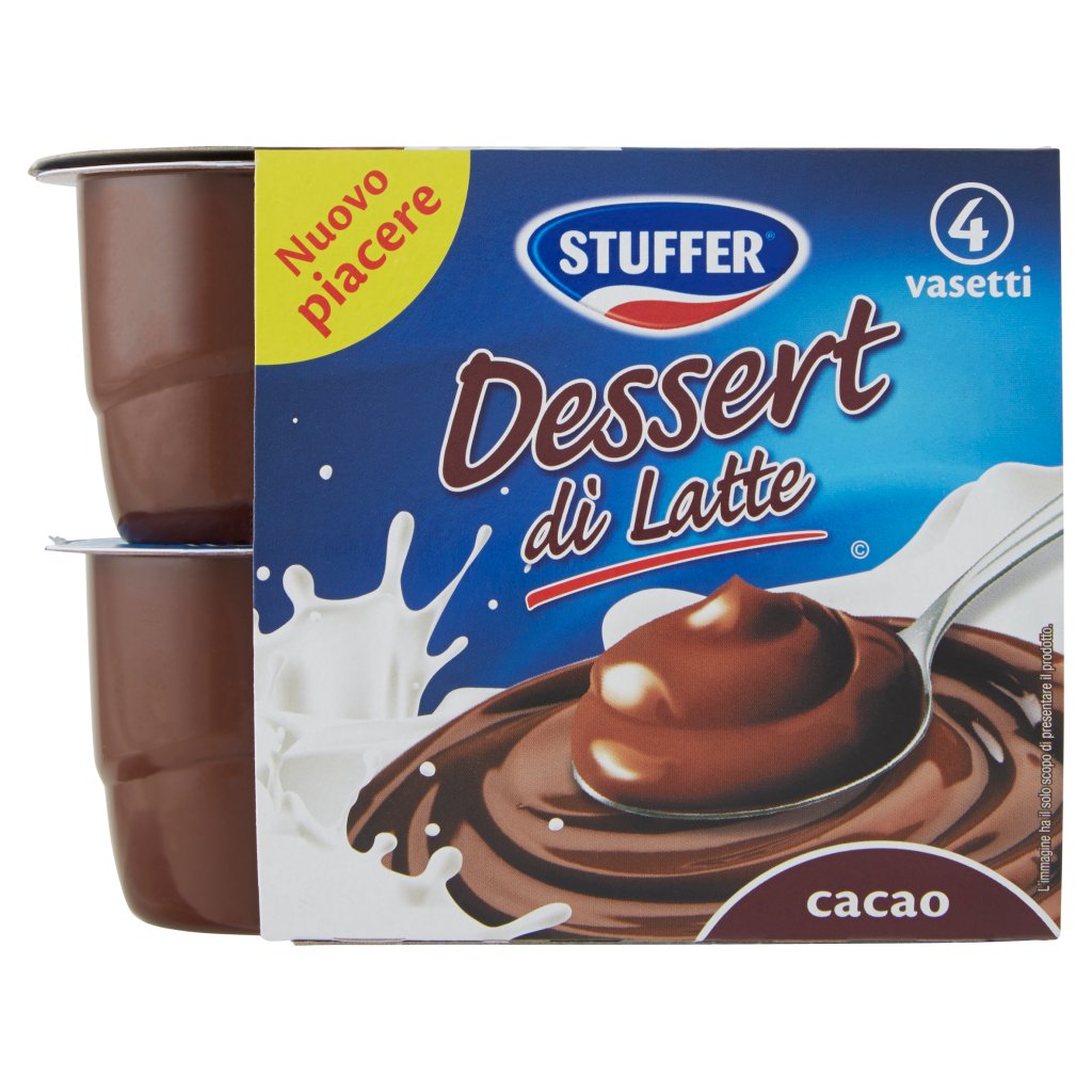 Stuffer Dessert di Latte Cacao 4 x 125 g
