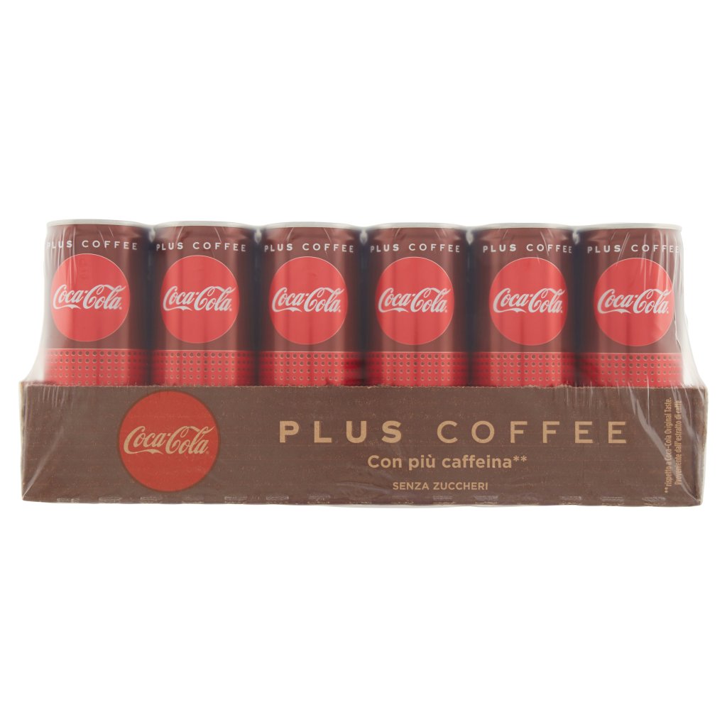 Coca-cola Plus Coffee Slim Can 25cl. X24