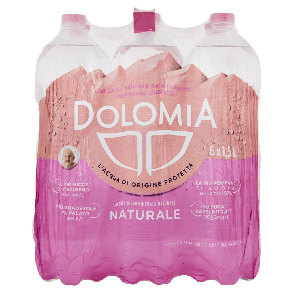 Dolomia Acqua Oligominerale 1,5l x 6 Bt Premium Naturale