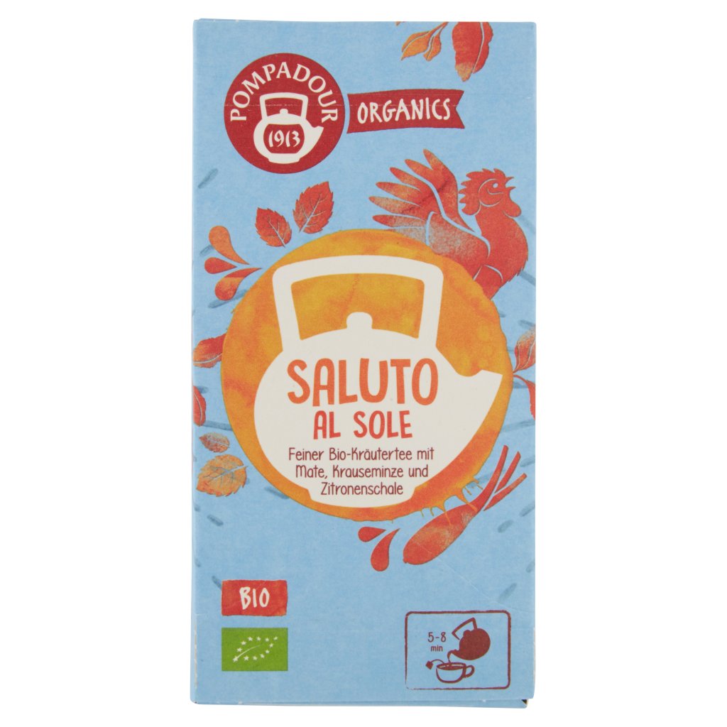 Pompadour Organics Saluto al Sole Bio 20 x 1,8 g