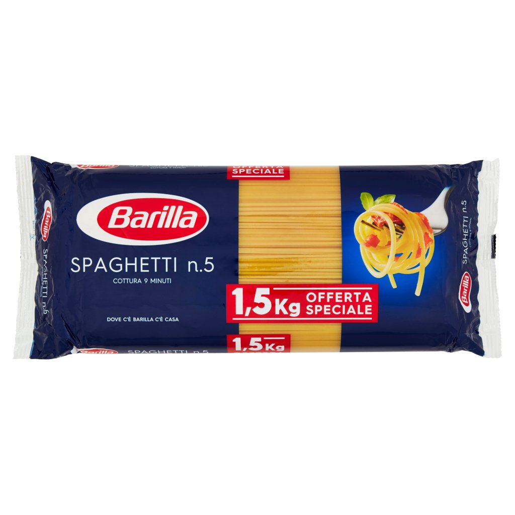 Barilla Spaghetti N.5 Cello 1,5kg