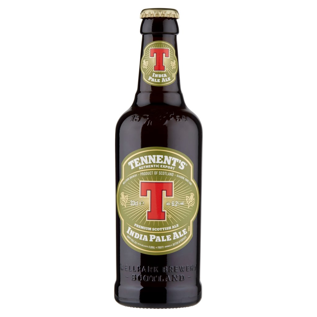 Tennent's Tennent's India Pale Ale Birra Premium Scottish Ale Bottiglia