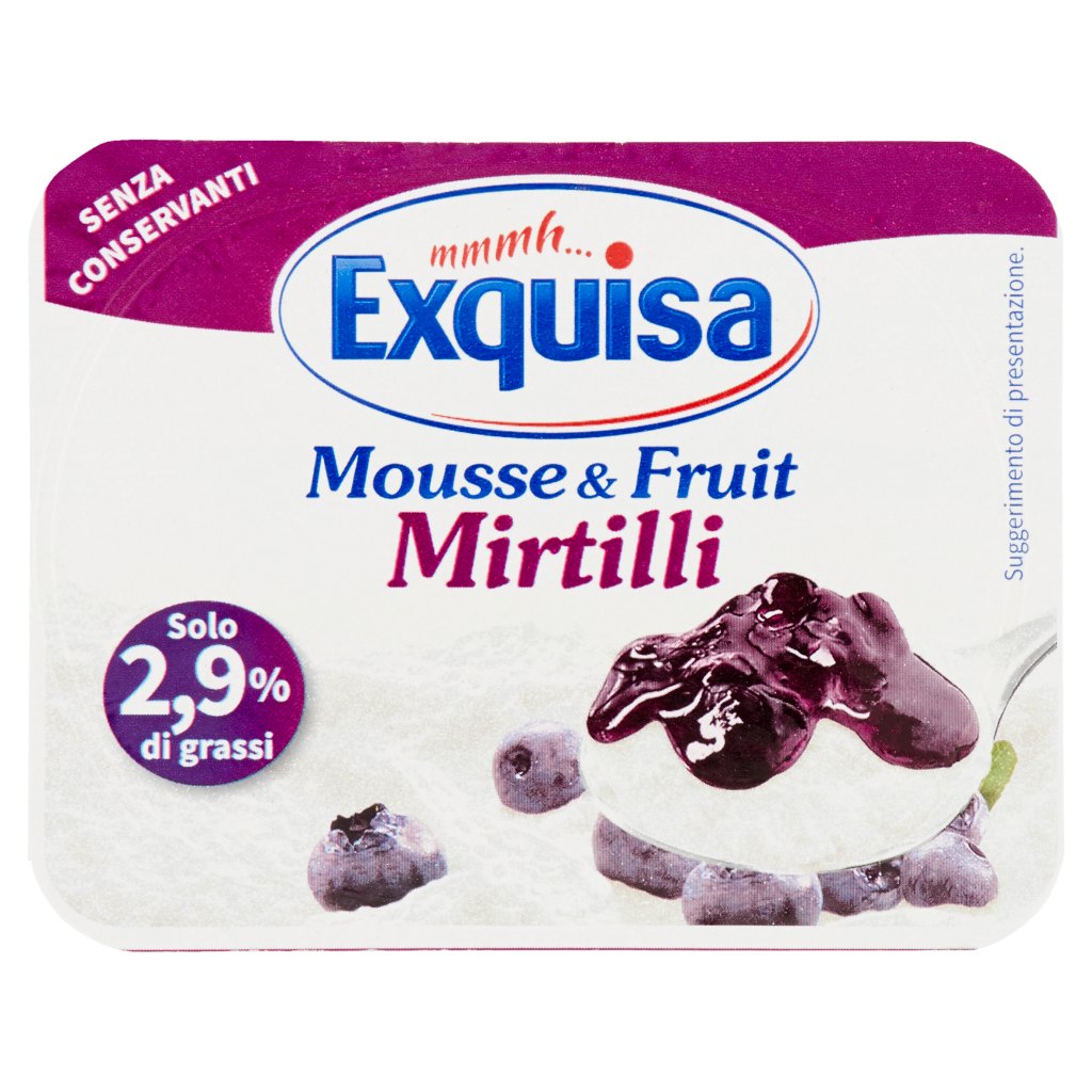 Exquisa Mousse & Fruit Mirtilli