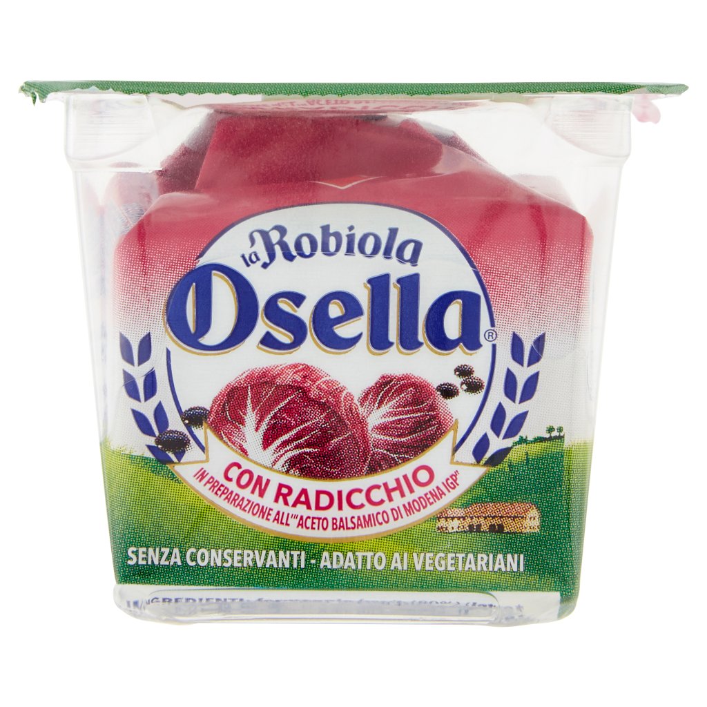 Fattorie Osella La Robiola Osella Specialità di Formaggio Fresco con Radicchio all'Aceto Balsamico di Modena Igp