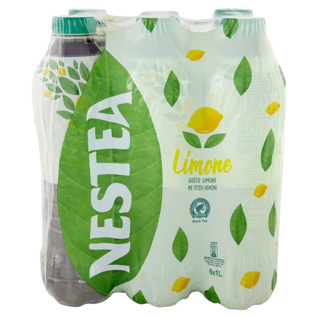 Nestea , Bevanda Analcolica di Tè Gusto Limone, 1l x 6