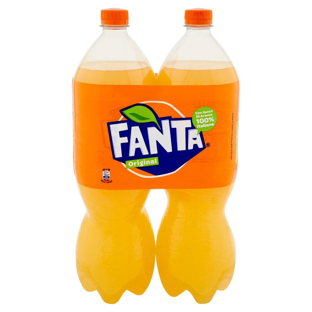 Fanta Orange Orange Pet 1,5 Lt. x 2