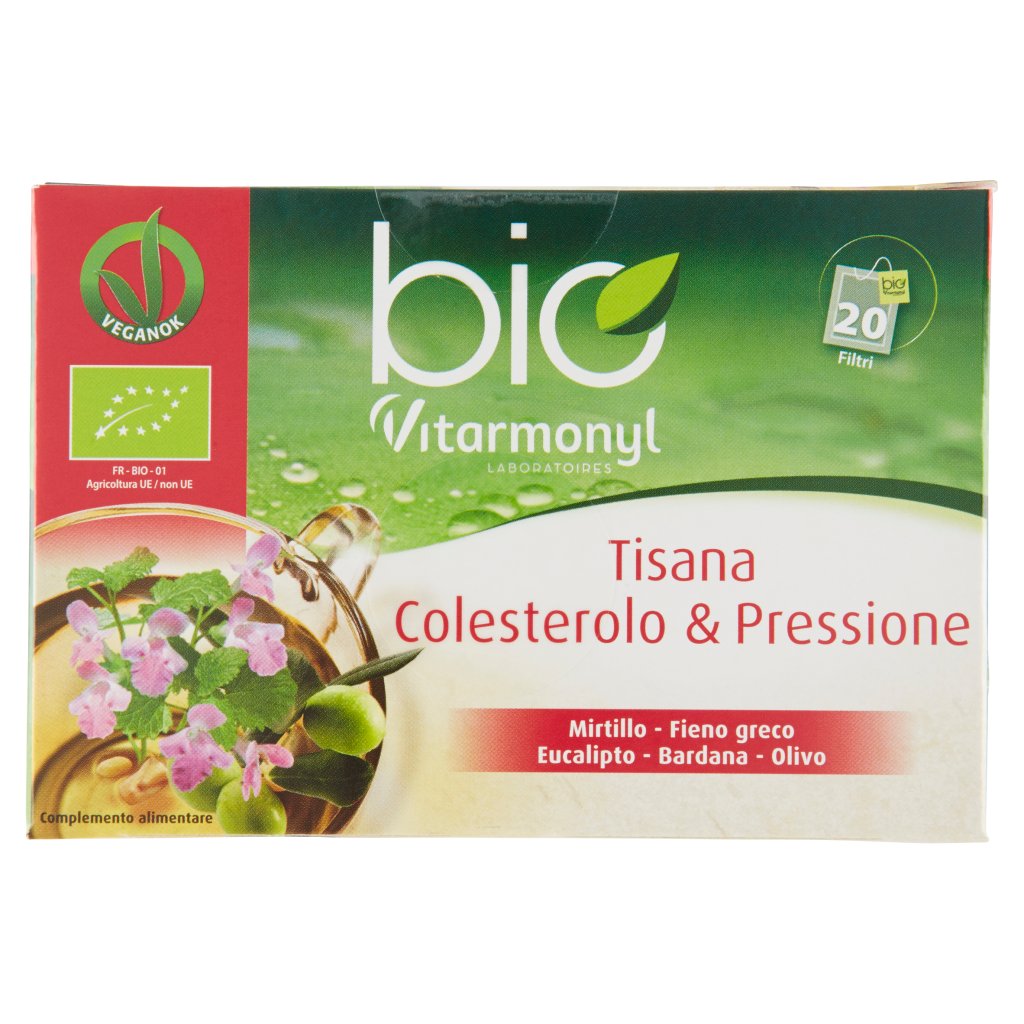 Laboratoires Vitarmonyl Bio Tisana Colesterolo & Pressione 20 Filtri