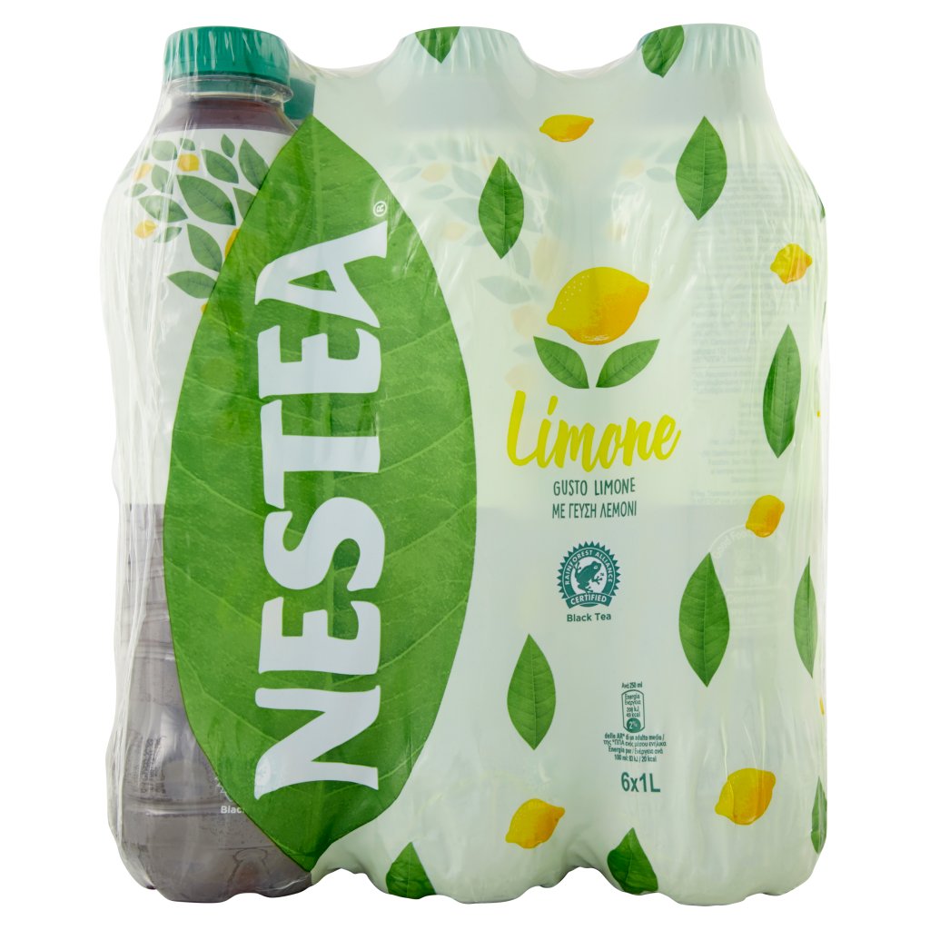 Nestea , Bevanda Analcolica di Tè Gusto Limone, 1l x 6