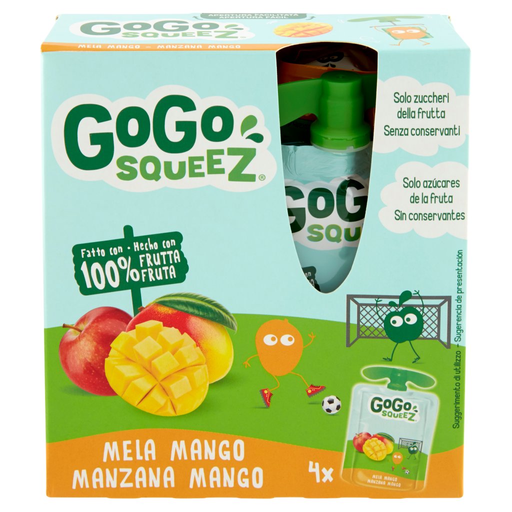 Gogo Squeez Mela Mango 4 x 90 g