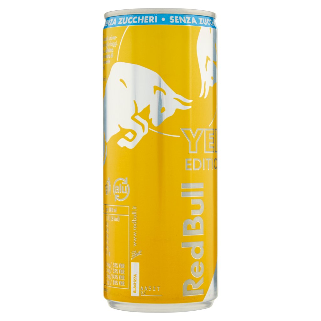 Red Bull Energy Drink, senza Zuccheri, Gusto Frutti Tropicali,