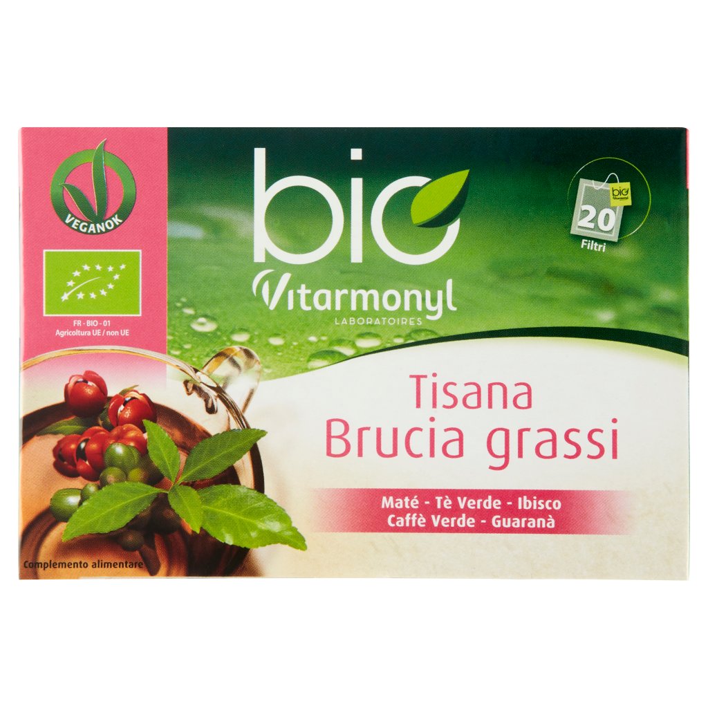 Laboratoires Vitarmonyl Bio Tisana Brucia Grassi 20 Filtri