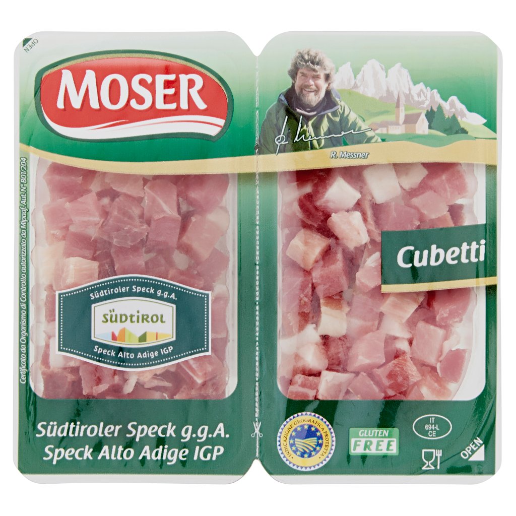 Moser Cubetti Speck Alto Adige Igp