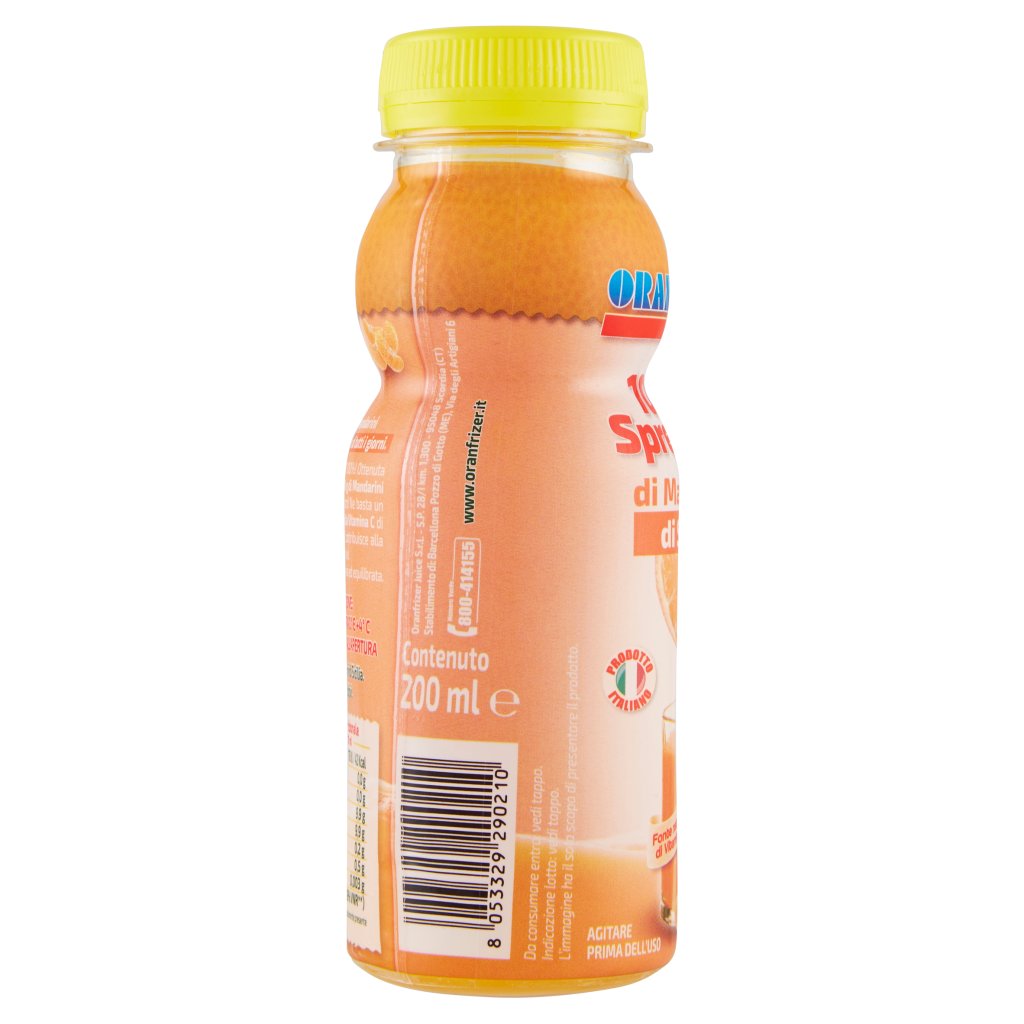 Oranfrizer Juice 100% Spremuta di Mandarini di Sicilia
