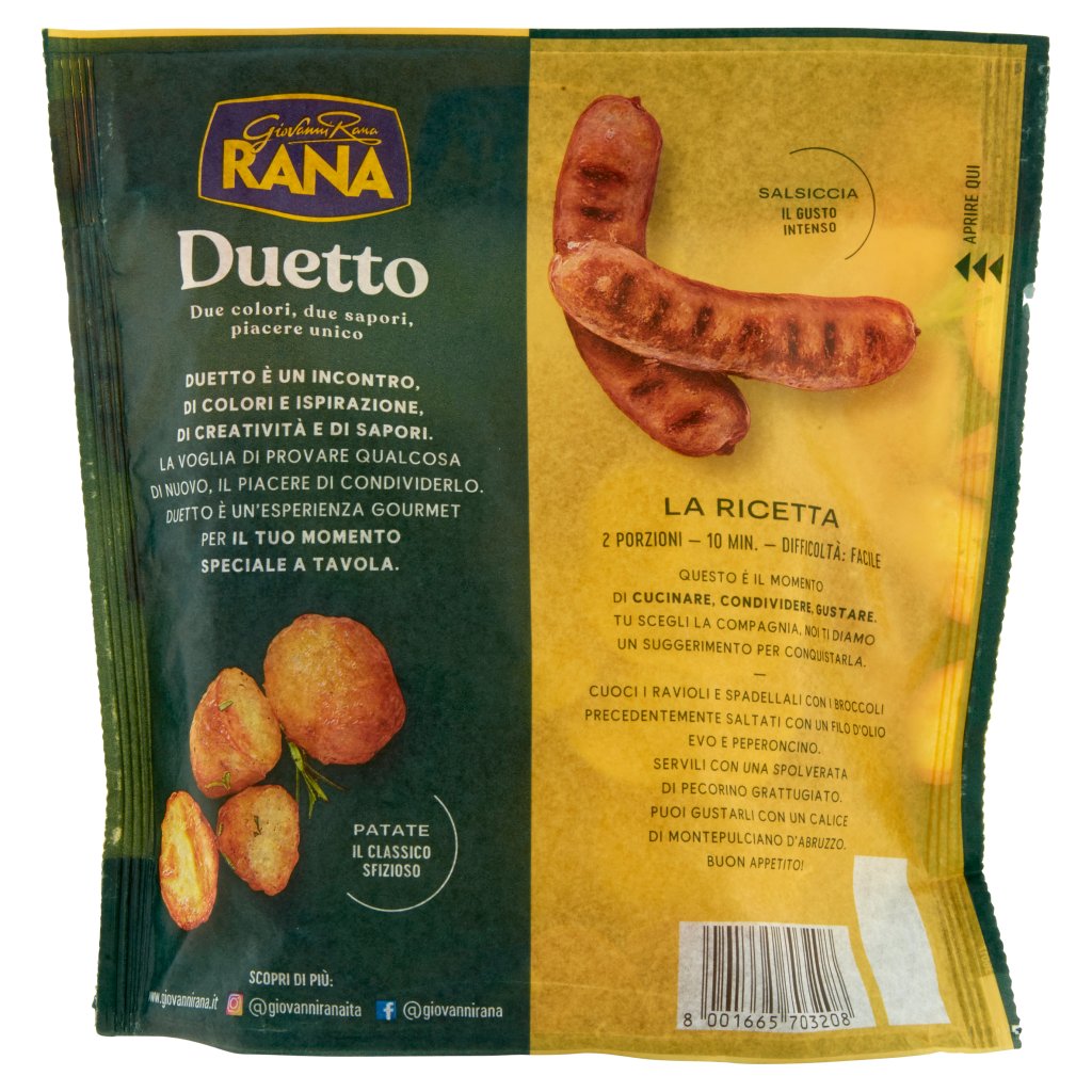 Giovanni Rana Duetto Salsiccia & Patate