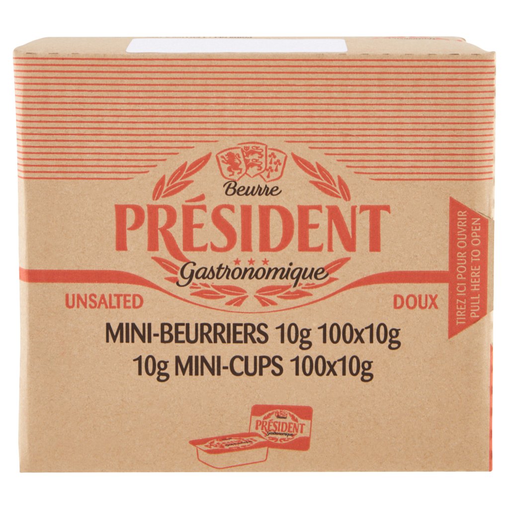 Président Mini-beurriers Doux 100 x 10 g