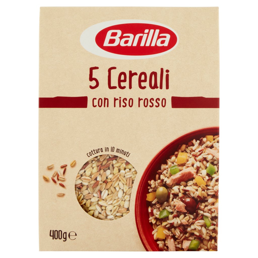 Barilla 5 Cereali con Riso Rosso