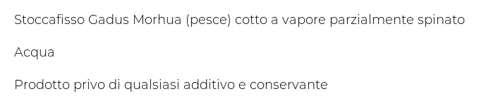 Tagliapietra Linea Prontocuoci Stoccofacile Polpa in Pezzi di Stoccafisso Ammollato