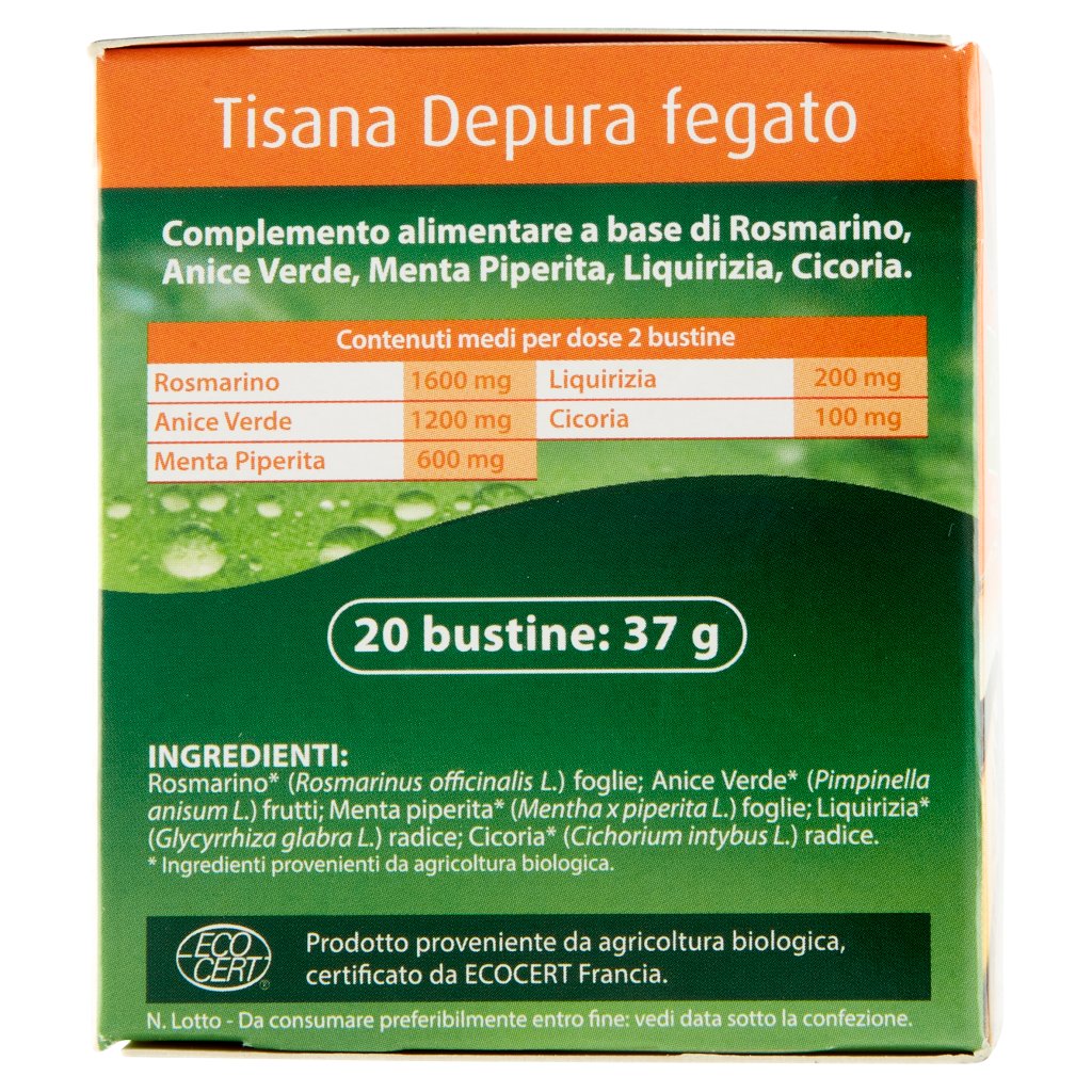 Laboratoires Vitarmonyl Bio Tisana Depura Fegato 20 Filtri