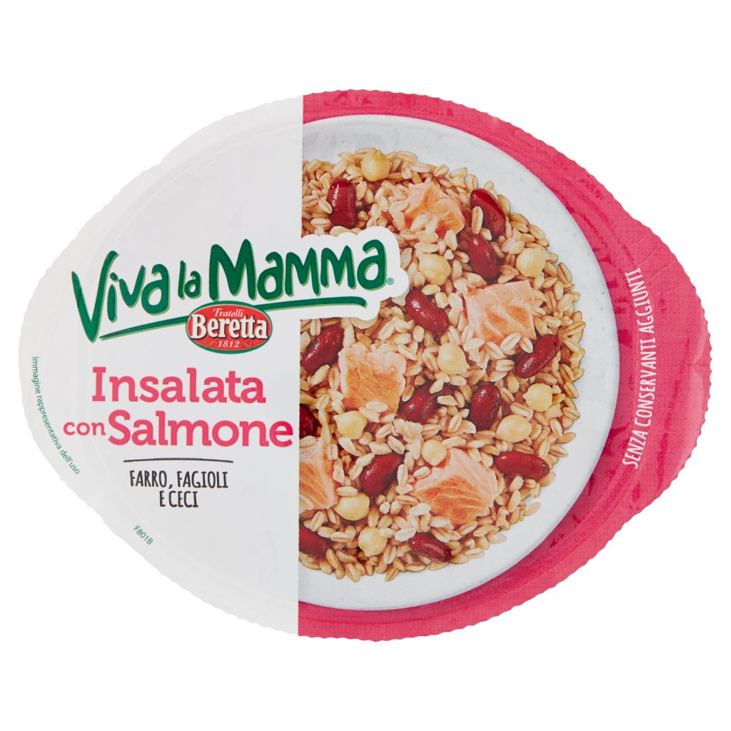 Viva la Mamma Beretta Salmone con Kamut, Fagioli e Ceci Viva la Mamma