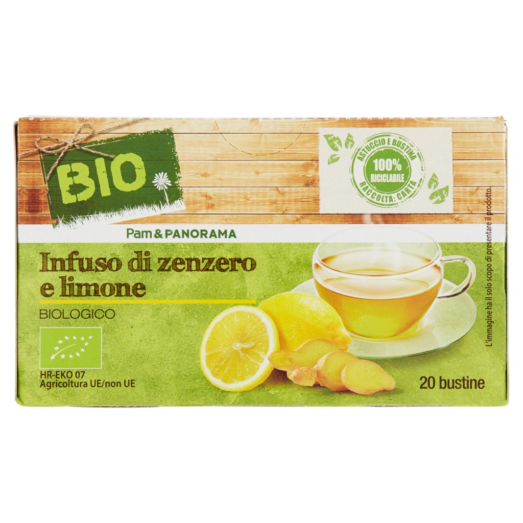 Bio Pam Panorama Infuso di Zenzero e Limone  Logico 20 x 1,85 g