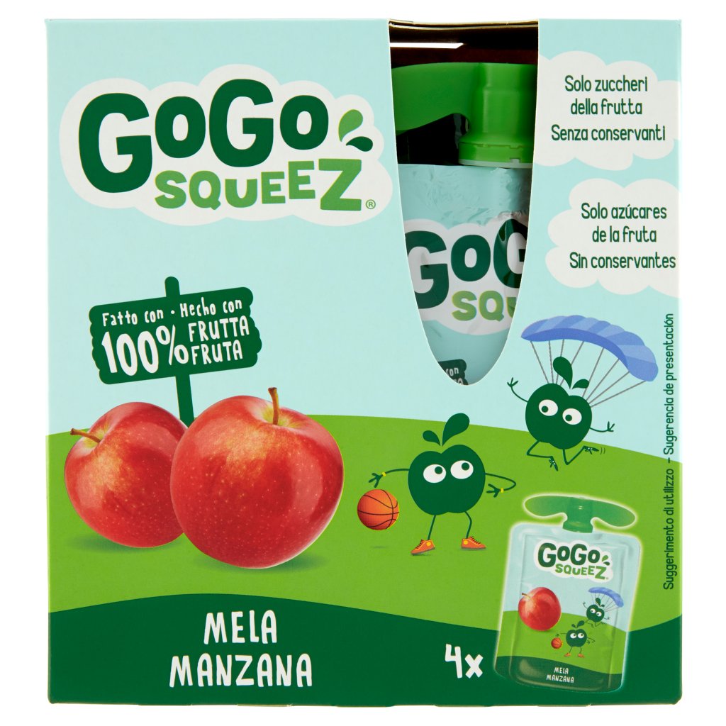 Gogo Squeez Mela 4 x 90 g