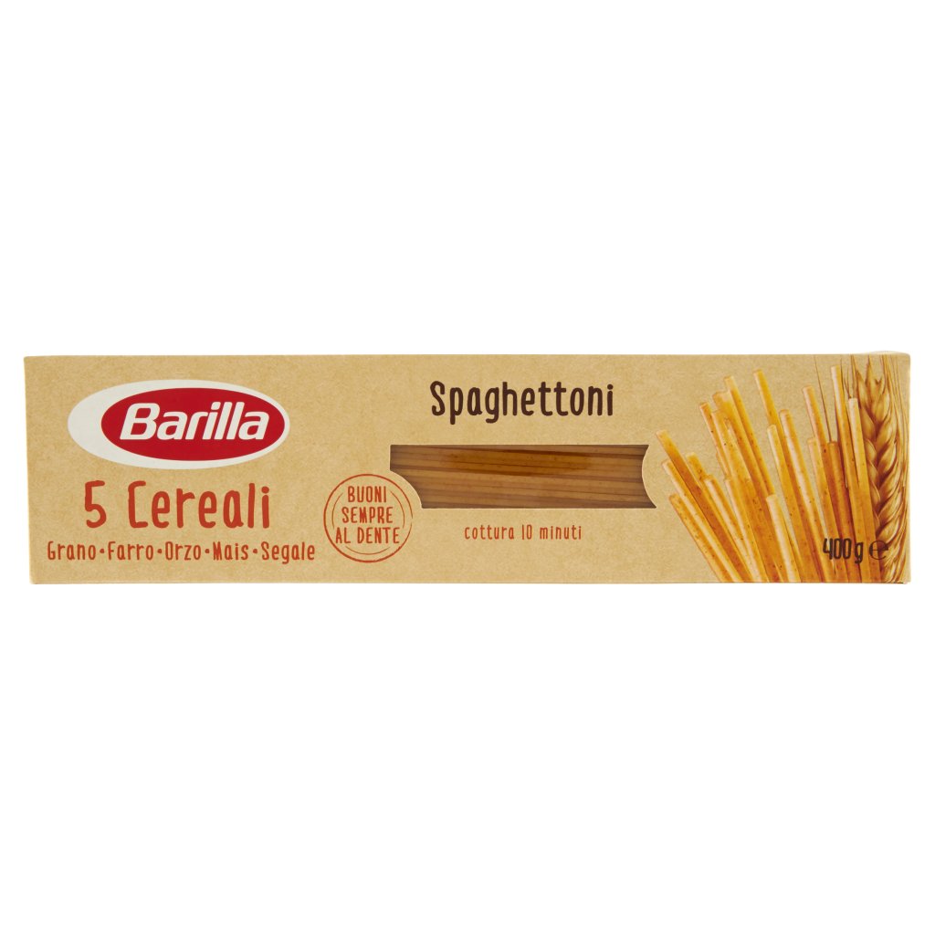 Barilla Spaghettoni 5 Cereali Grano-farro-orzo-mais-segale