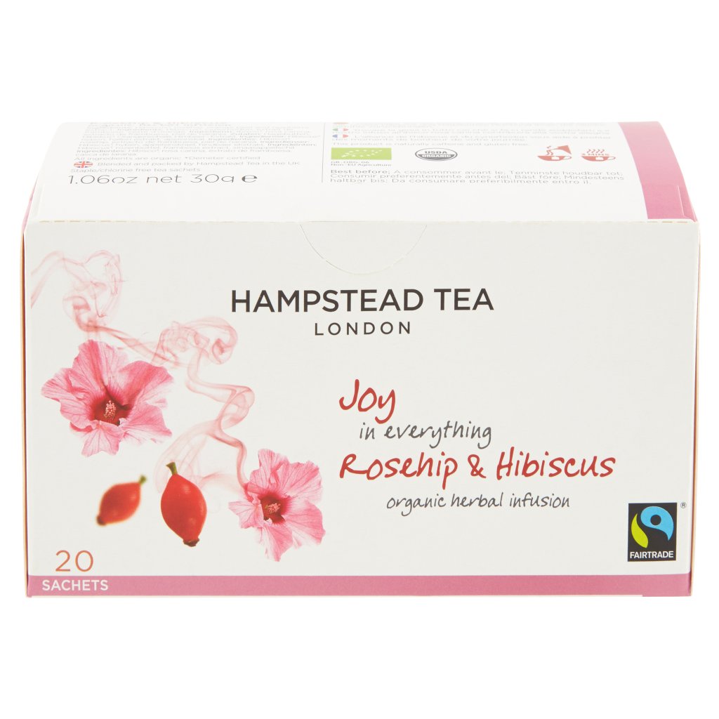 Hampstead Tea Rosehip & Hibiscus 20 Sachets