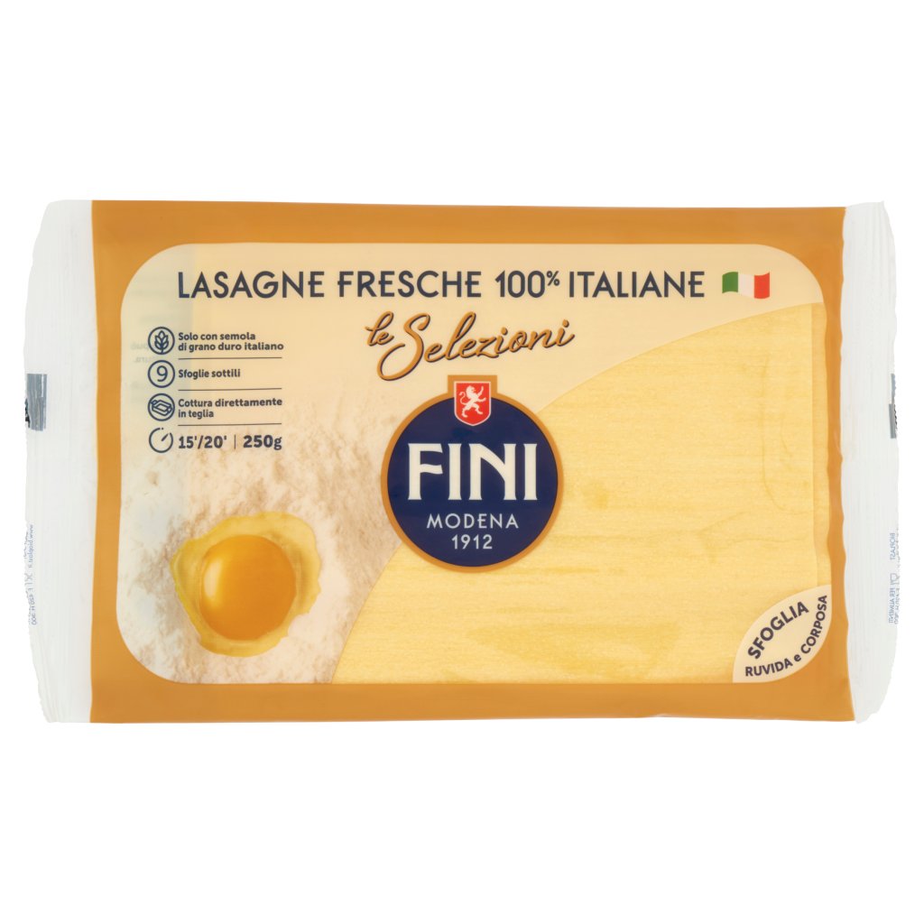 Fini Le Selezioni Lasagne Fresche 100% Italiane