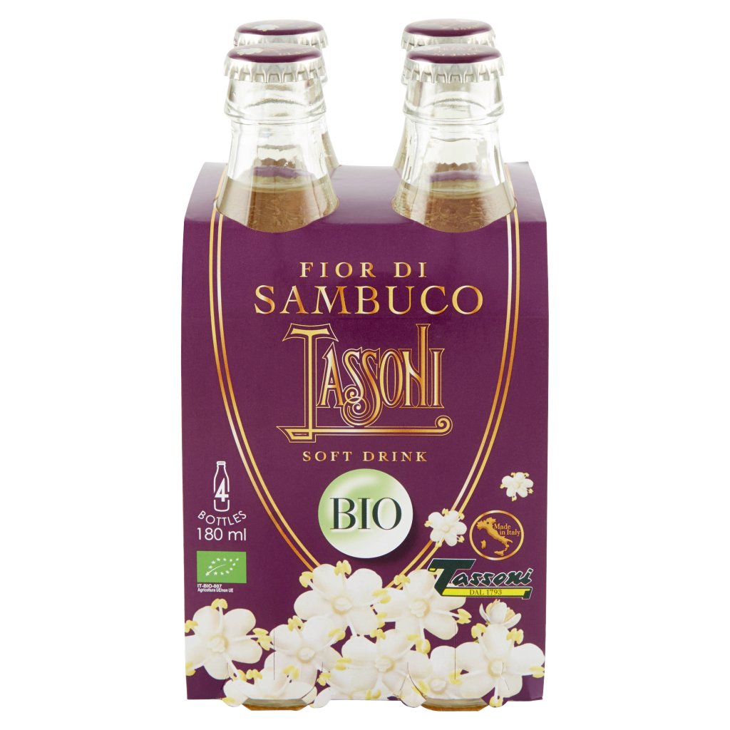 Tassoni Fior di Sambuco Bio 4 x 180 Ml | Everli