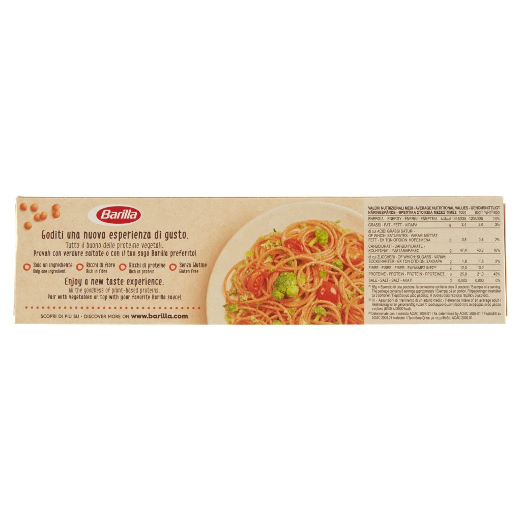 Barilla Spaghetti di Lenticchie Rosse