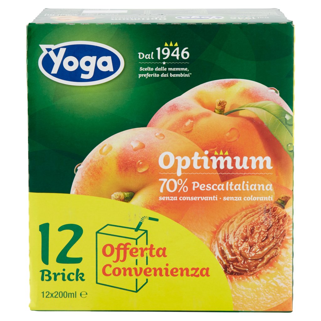 Yoga Optimum 70% Pesca Italiana 12 x 200 Ml