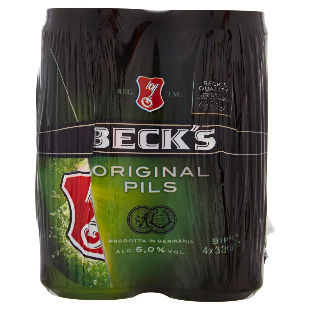 Beck's Beck's Birra Pilsner Tedesca Lattina 4x33cl
