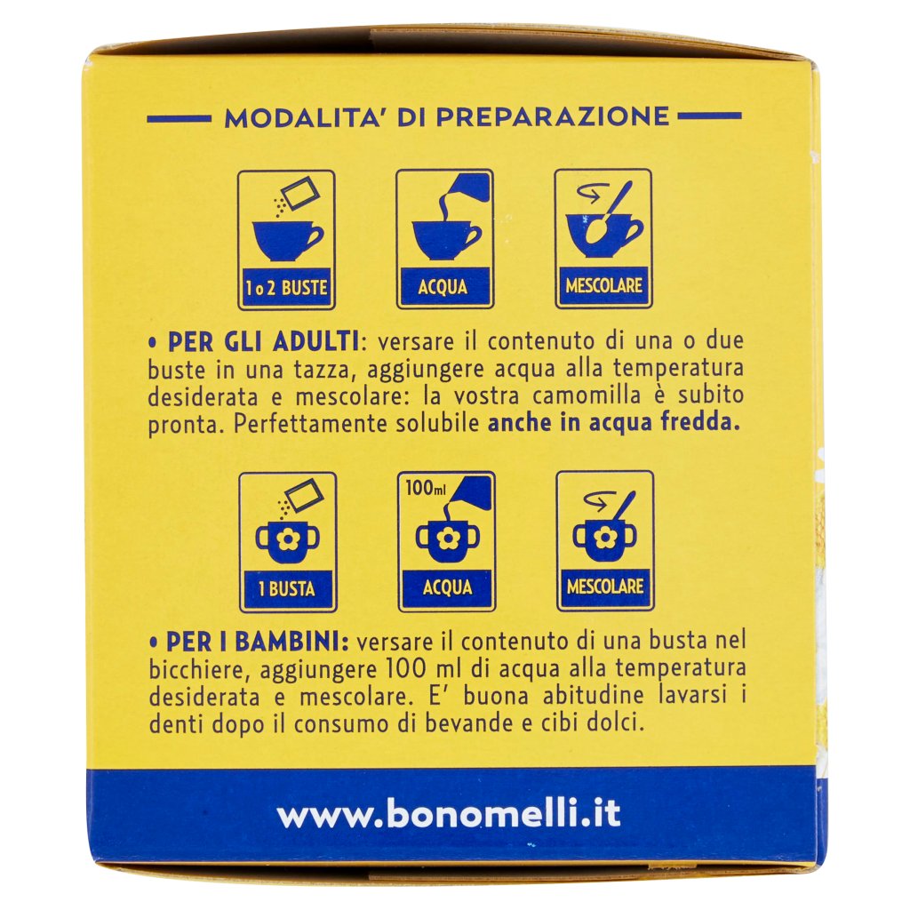 Bonomelli Estratto Zuccherato di Camomilla Solubile Classica 32 x 5 g